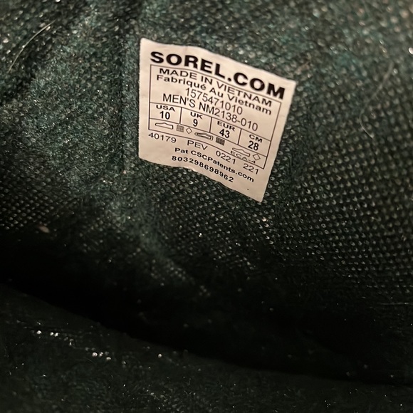 Sorel Caribou Snowboots Men’s Size 10 - Picture 7 of 7